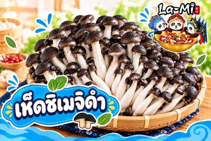 เห็ดชิเมจิดำ - Black Shimeji Mushroom