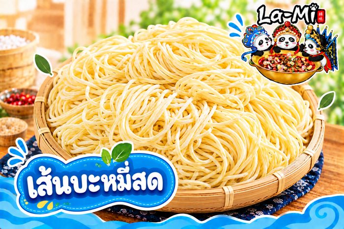 เส้นบะหมี่สด - Fresh Egg Noodles