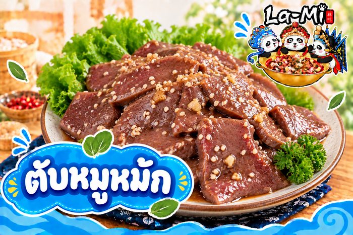 ตับหมูหมัก - Marinated Pork Liver