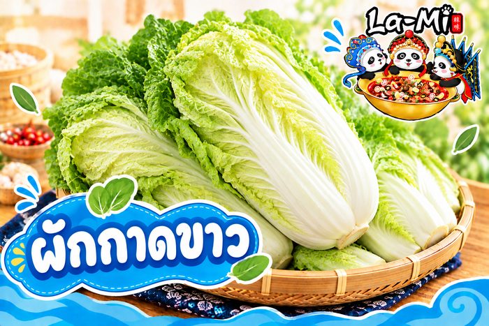 ผักกาดขาว - Napa Cabbage